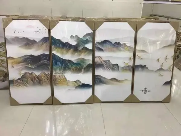 UV打印机打印晶瓷画