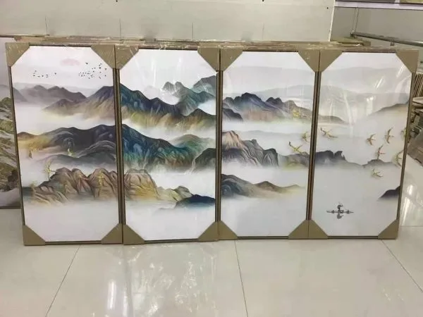 UV打印机打印晶瓷画